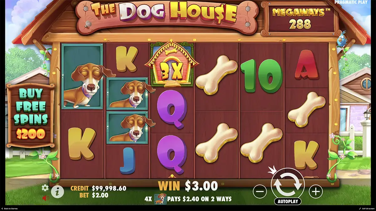 Символы игры the Dog house Megaways
